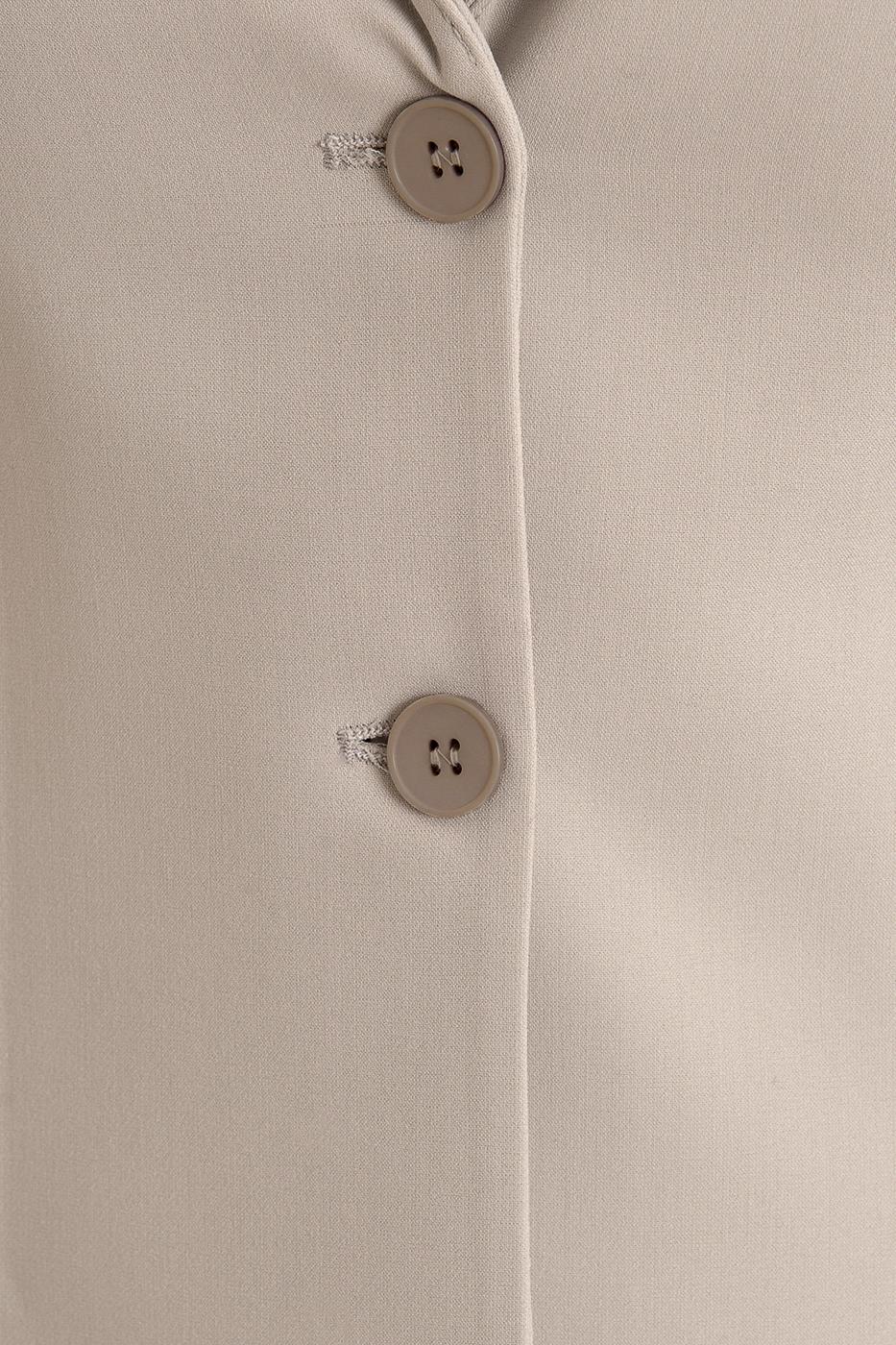Shawl Collar Blazer Jacket Beige