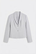 Shawl Collar Blazer Jacket Stone