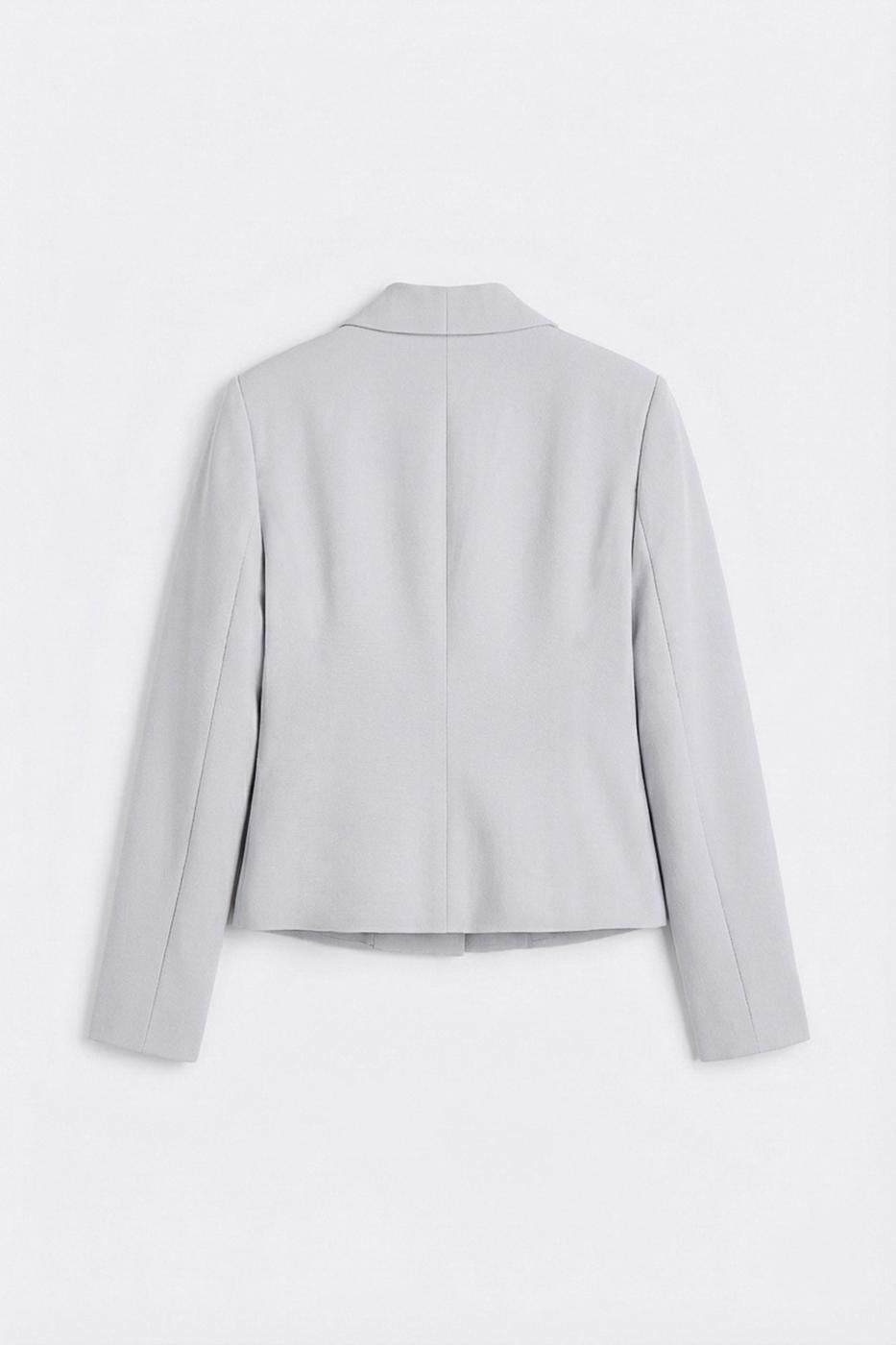 Shawl Collar Blazer Jacket Stone