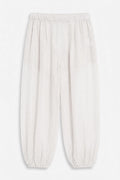 Gathered Harem Pants Ecru