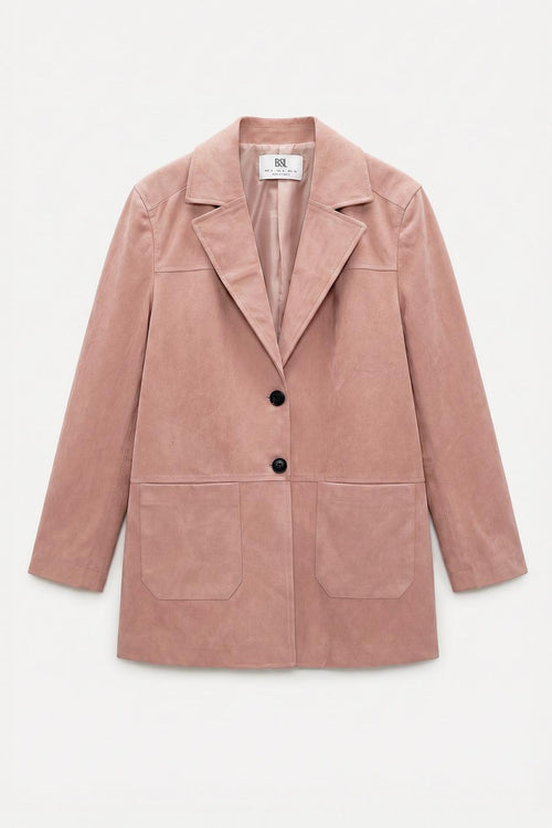 Jacket with Pocket Details Powder