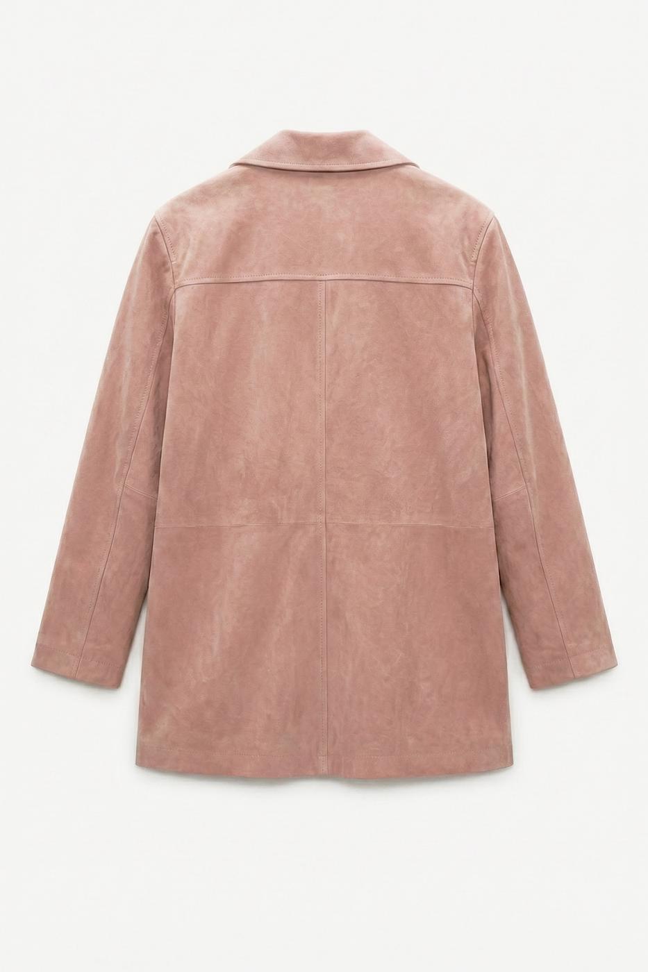 Jacket with Pocket Details Powder
