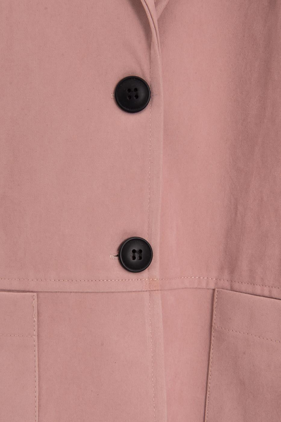 Jacket with Pocket Details Powder