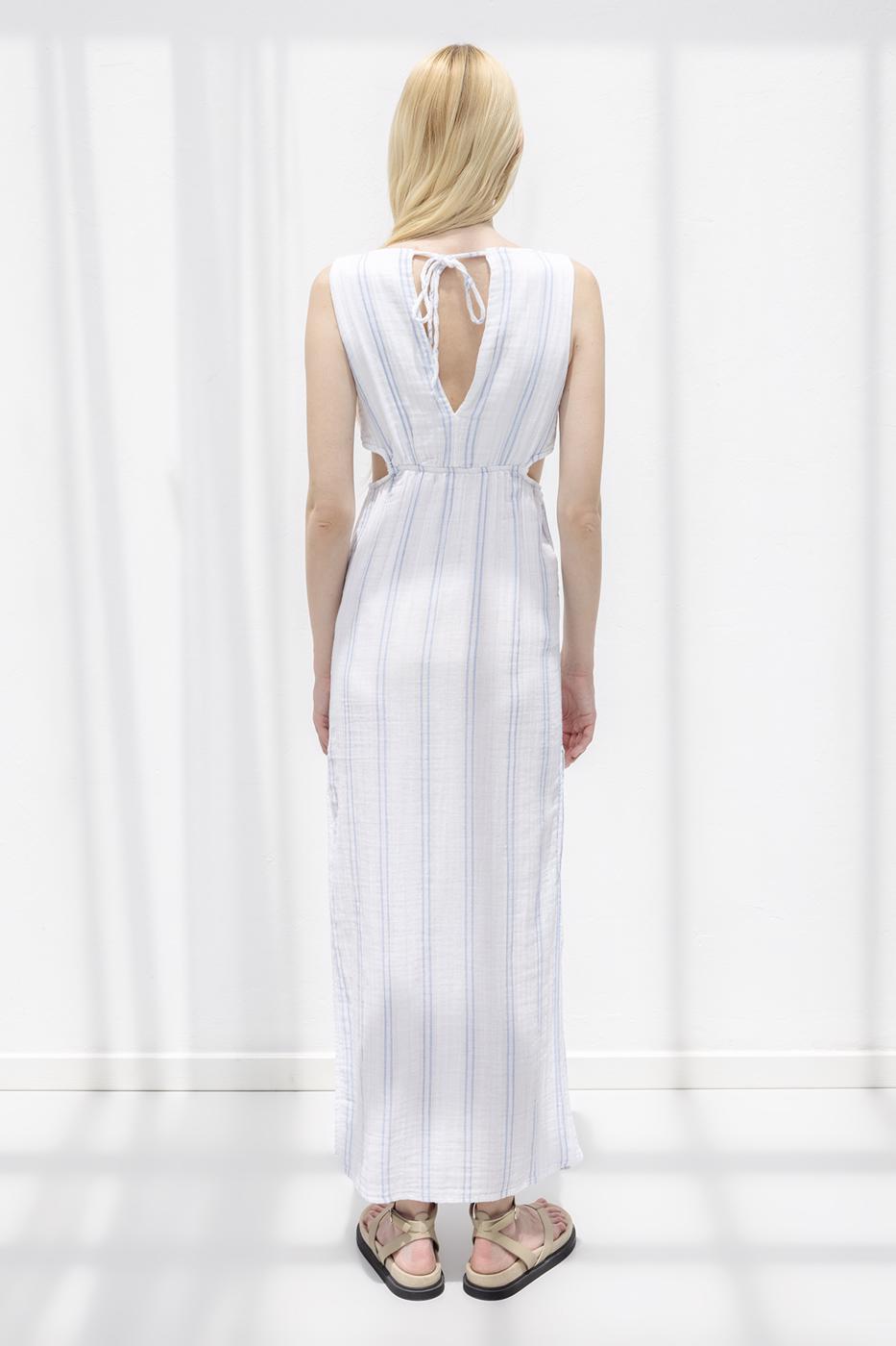 Cotton Midi Dress White
