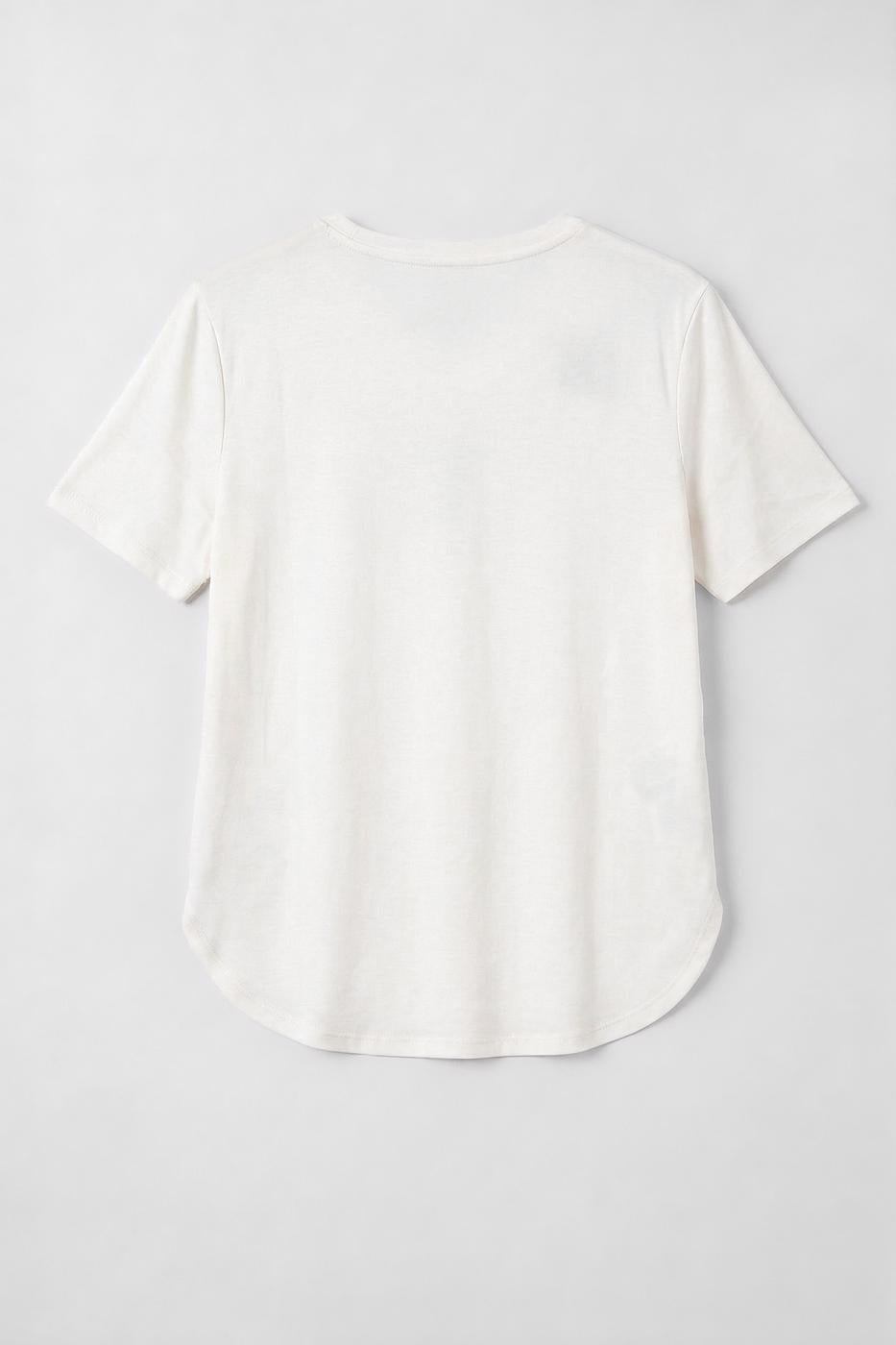 Cupra Oversize Basic T-shirt Ecru