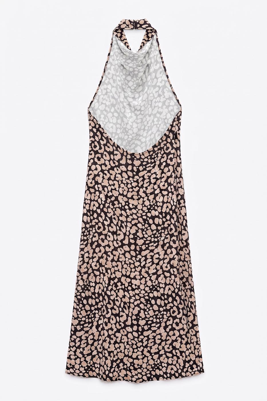 V-neck Maxi Dress with Backless Design Ecru