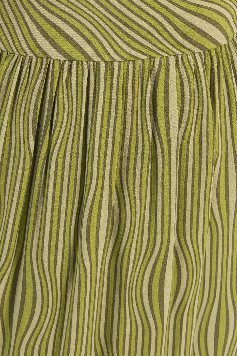 Deep V-Neck Short Sleeve Midi Dress