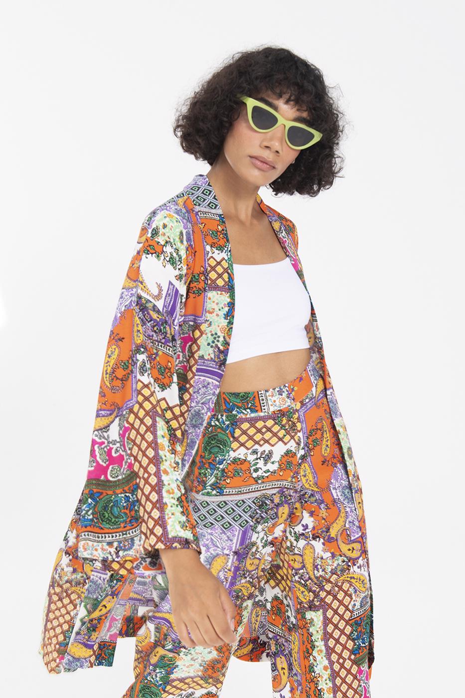 Patterned Baggy Pants