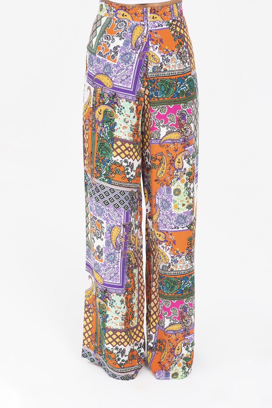 Patterned Baggy Pants