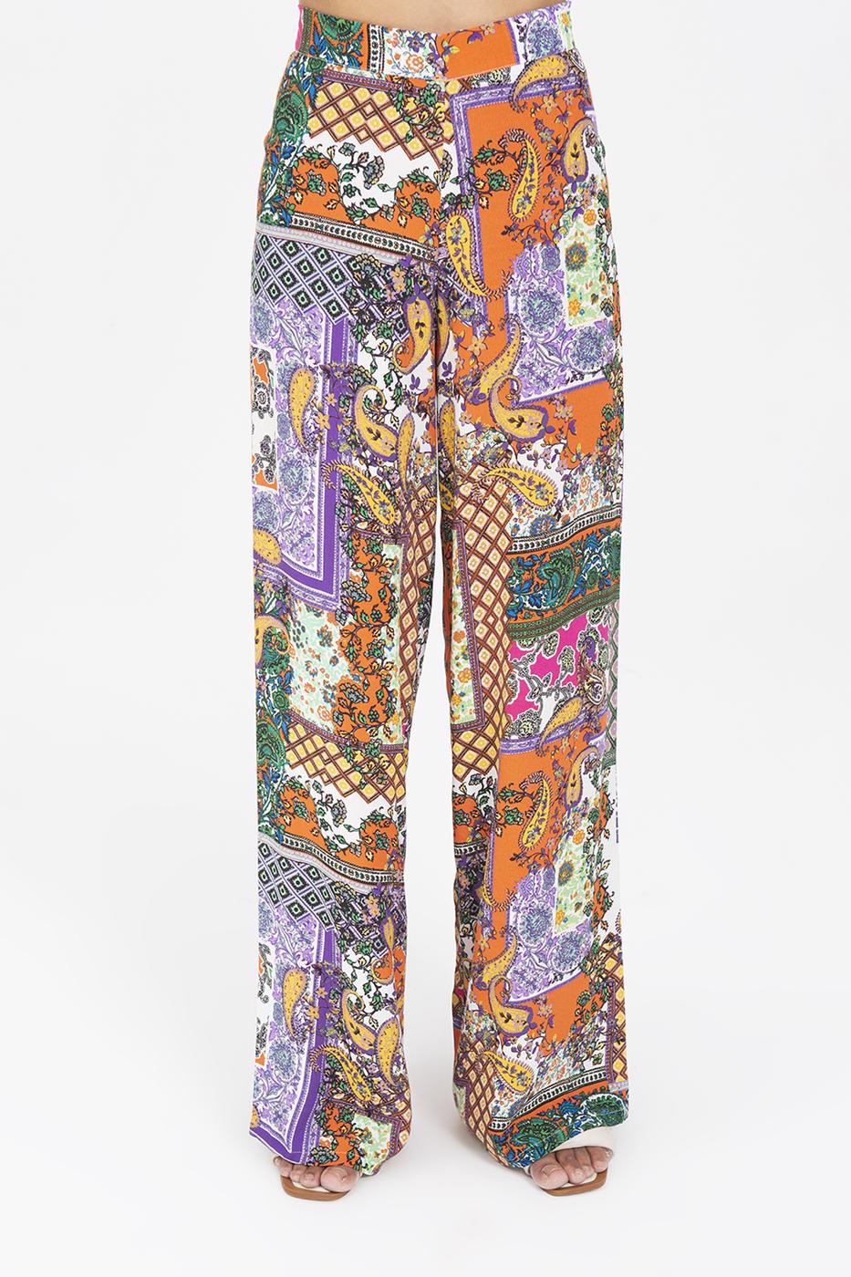 Patterned Baggy Pants