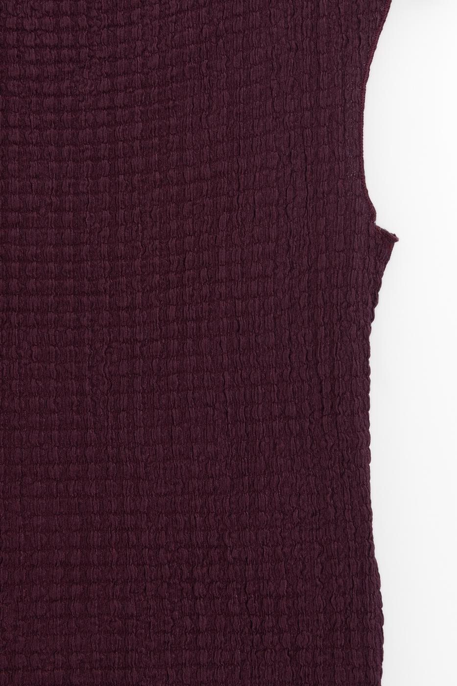 Textured Blouse Burgundy
