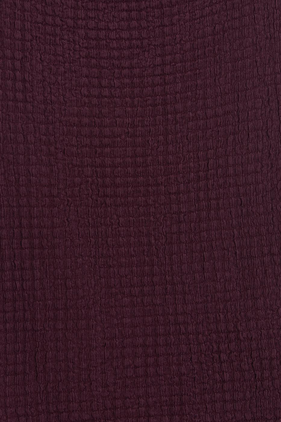 Textured Blouse Burgundy