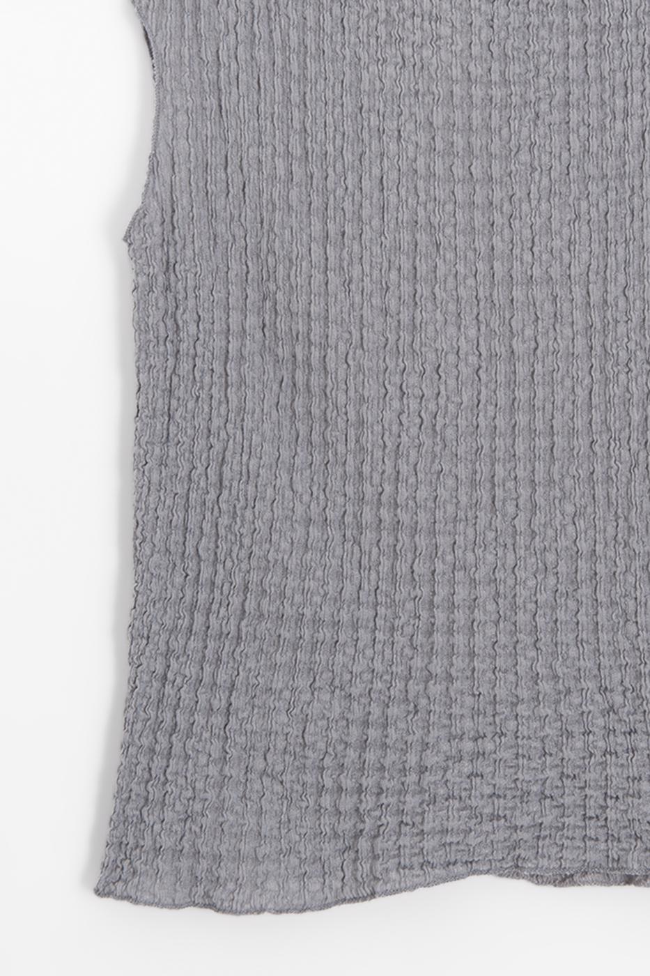 Textured Blouse Grey