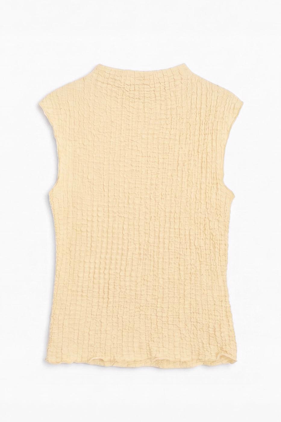 Textured Blouse Yellow