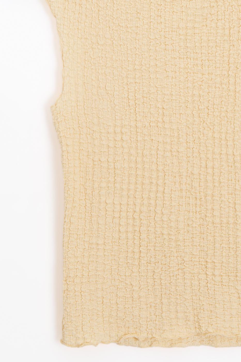 Textured Blouse Yellow