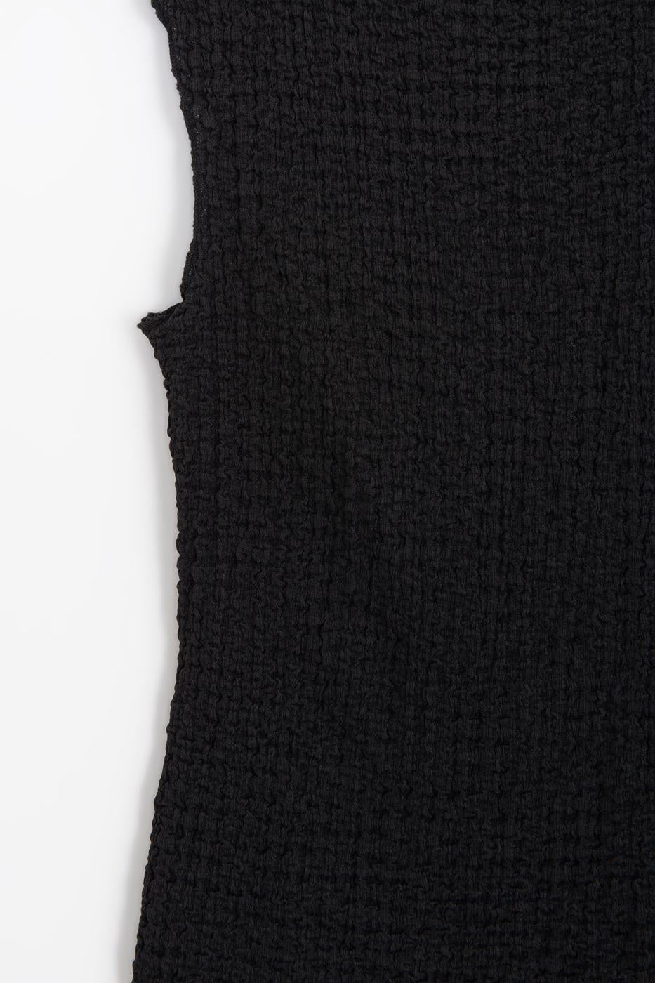Textured Blouse Black