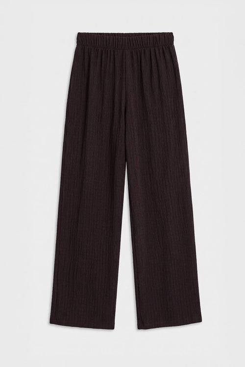 Textured Pants Bıtter coffee