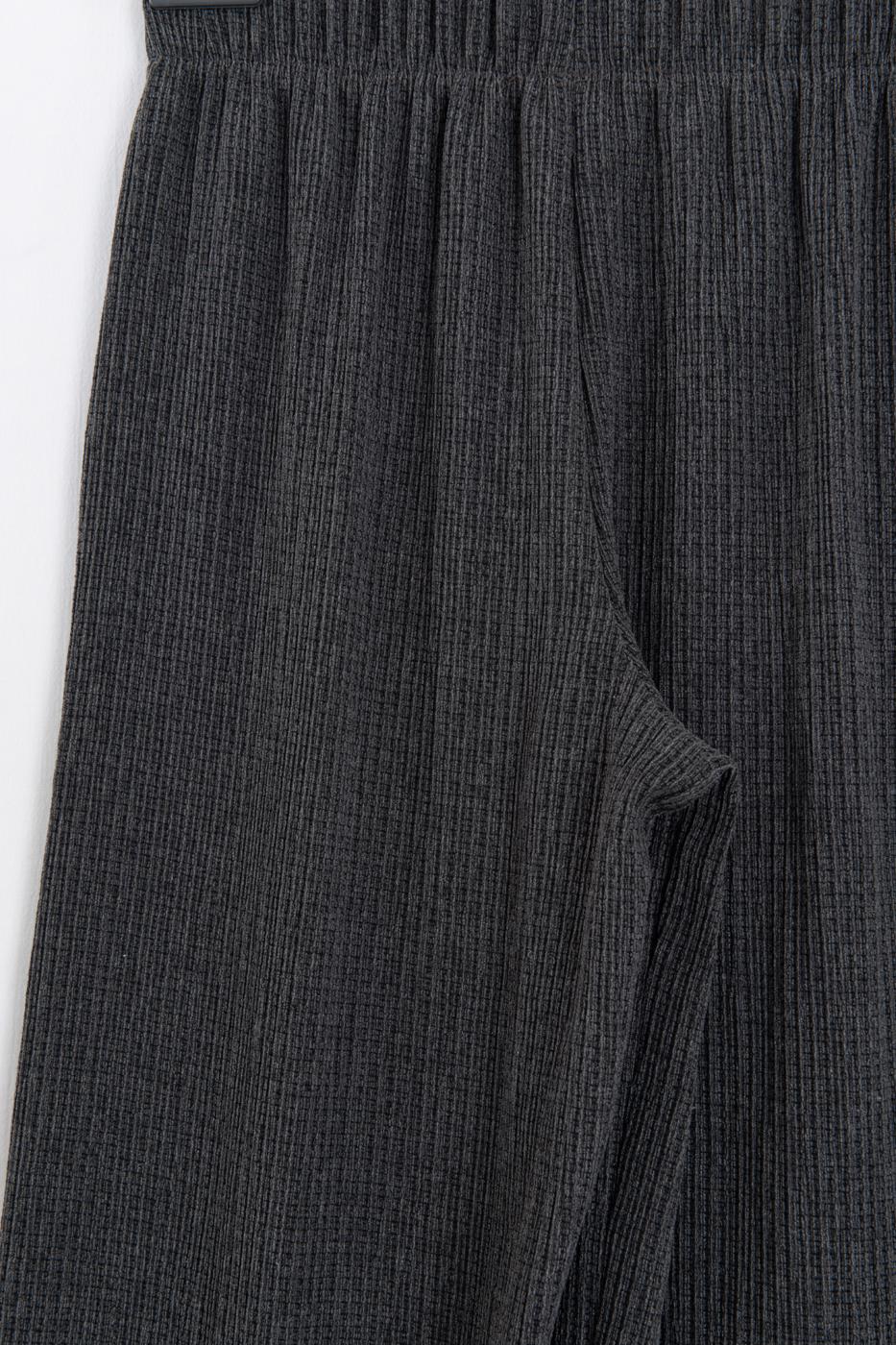 Textured Pants Anthracite