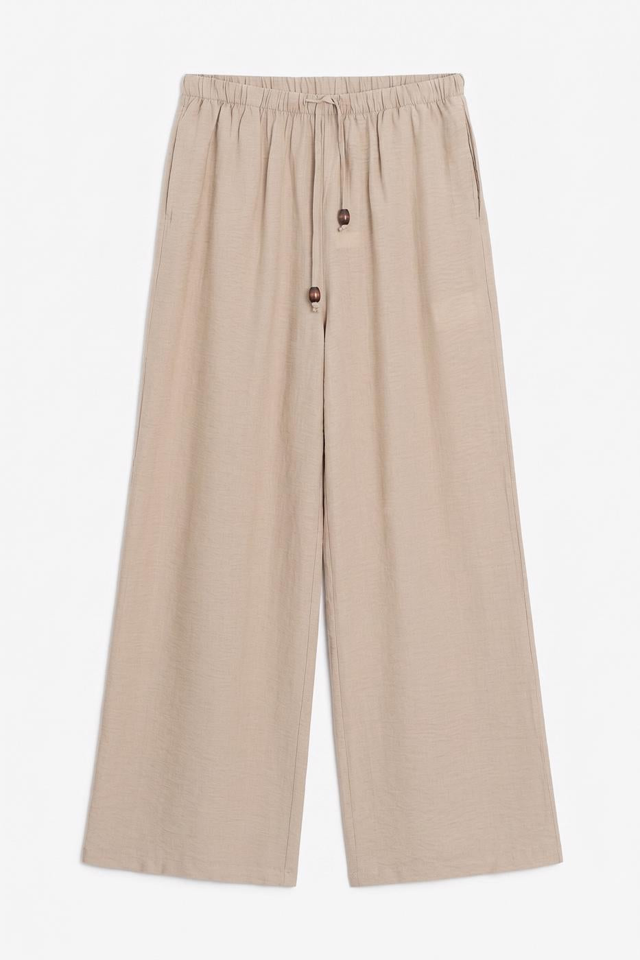 Loose-fitting trousers Beige