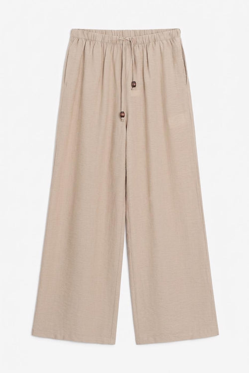 Loose-fitting trousers Beige