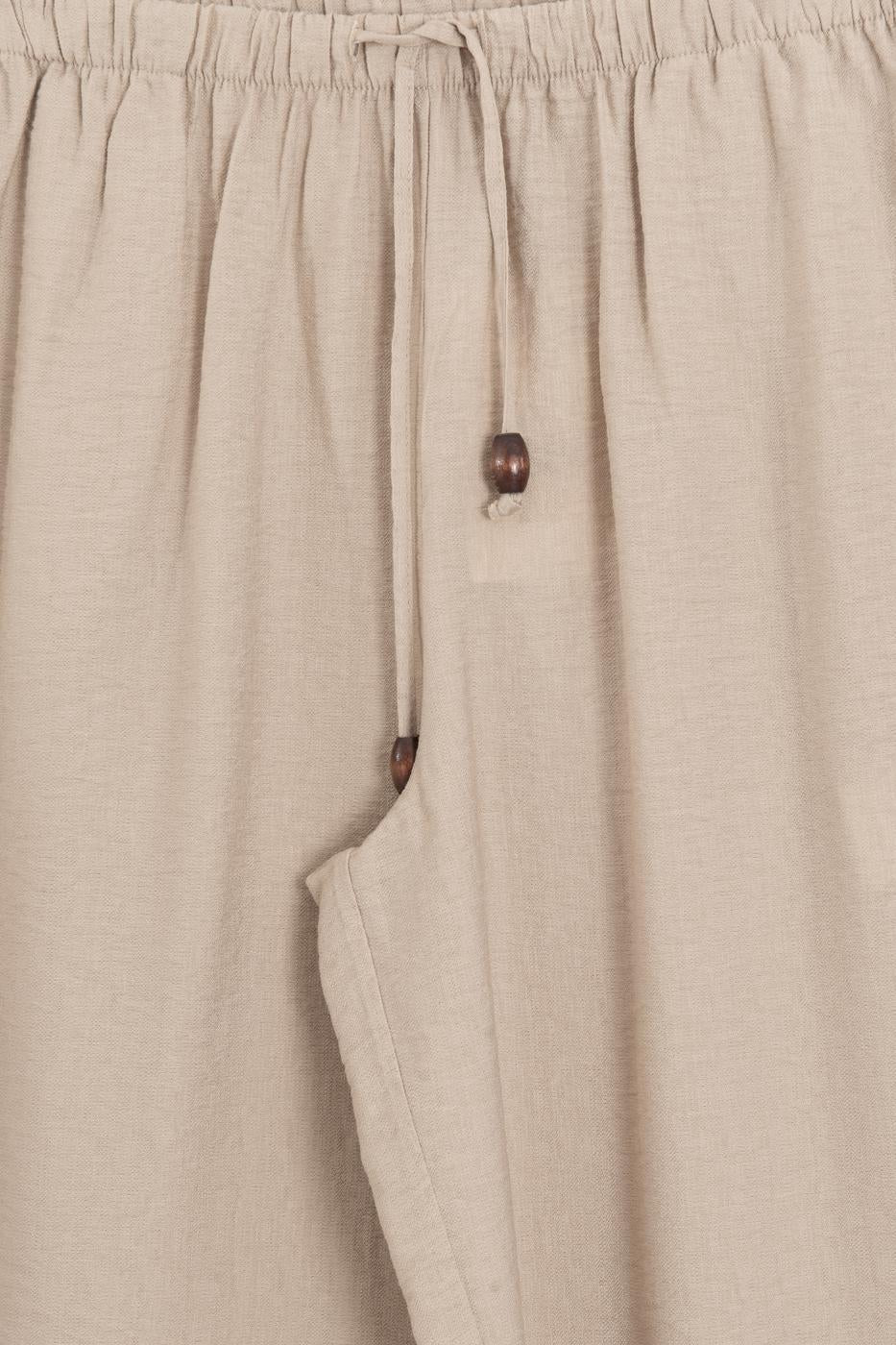 Loose-fitting trousers Beige