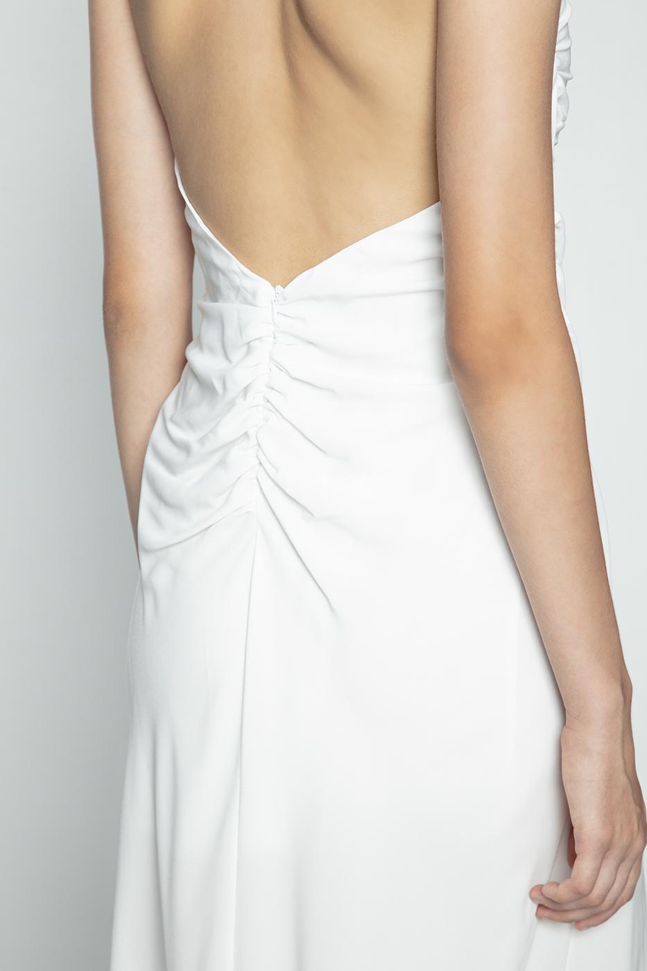 Draped Strap Maxi Dress