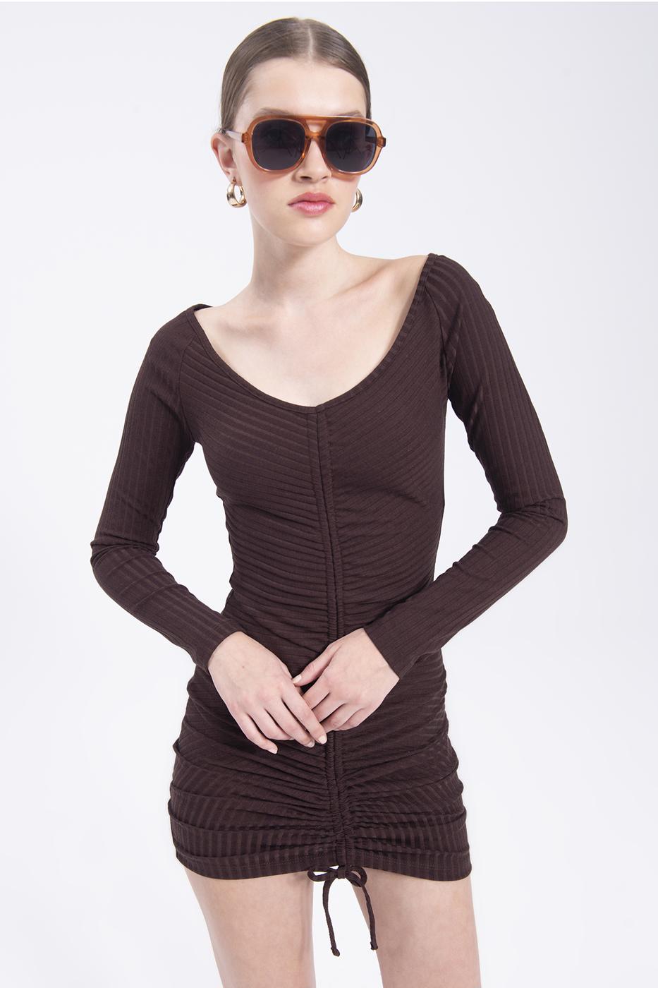 Drapped mini dress