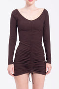 Drapped mini dress