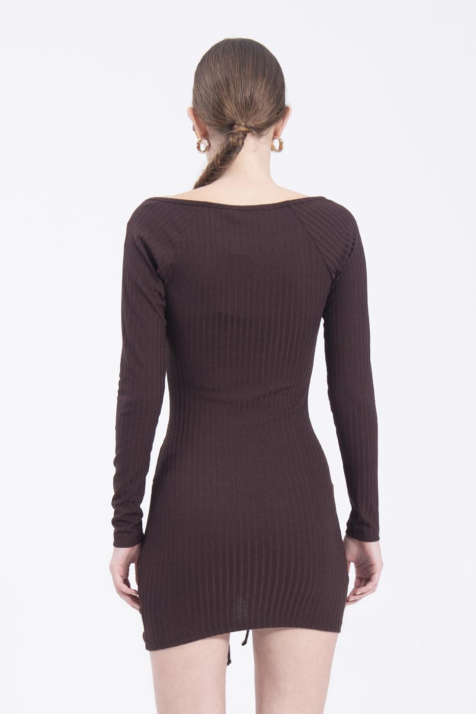Drapped mini dress