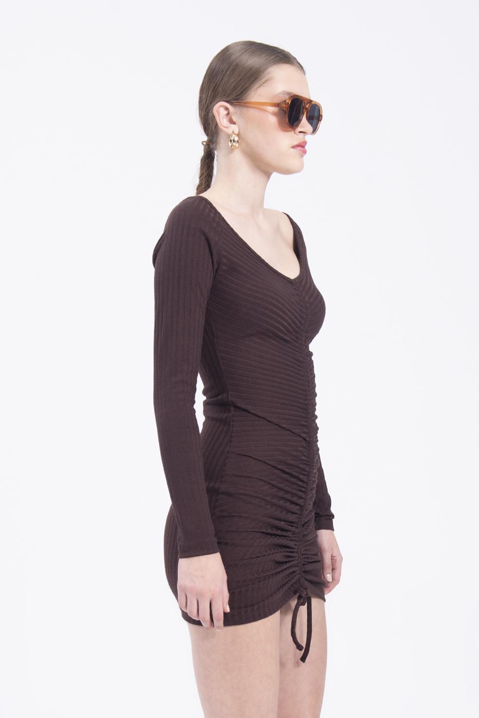 Drapped mini dress