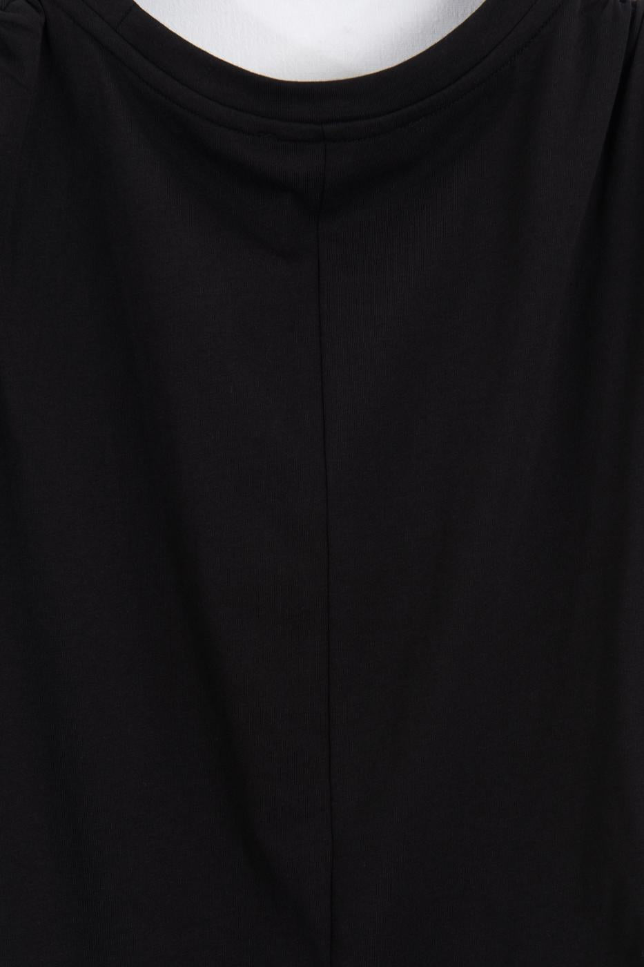 Draped Padded Top Black
