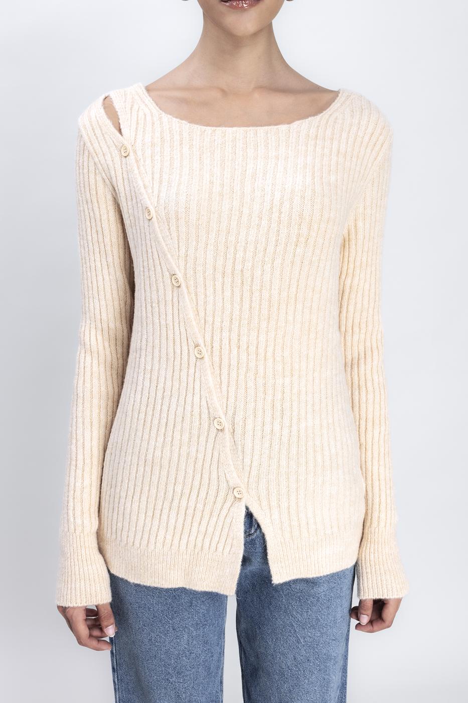 Button Detailed Knit Top