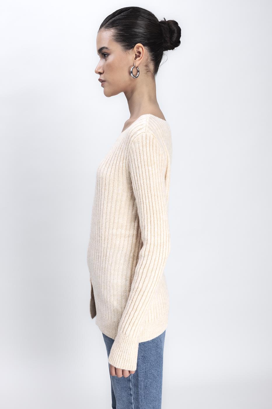 Button Detailed Knit Top