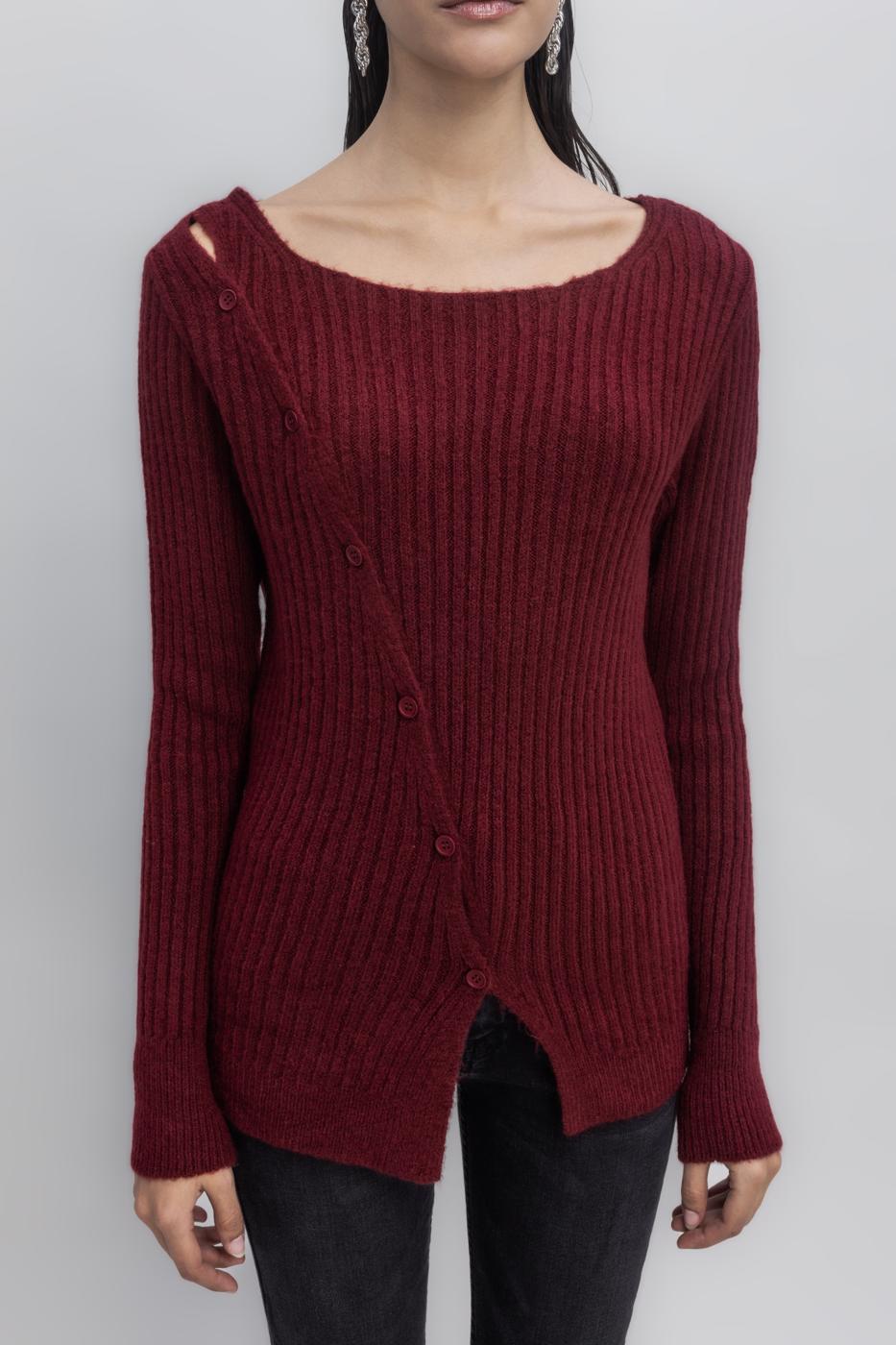 Button Detailed Knit Top