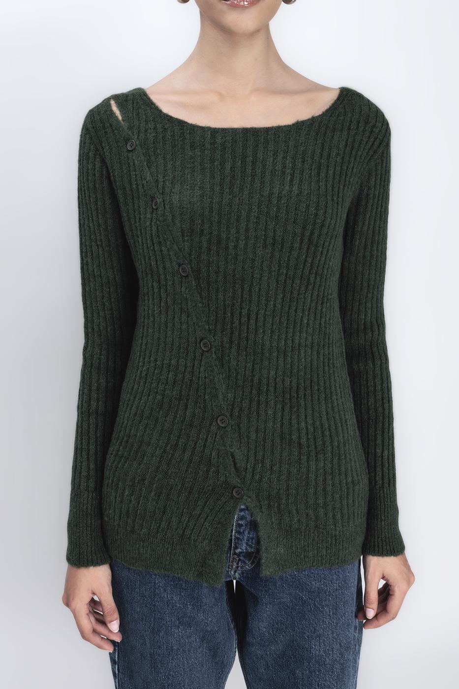 Button Detailed Knit Top