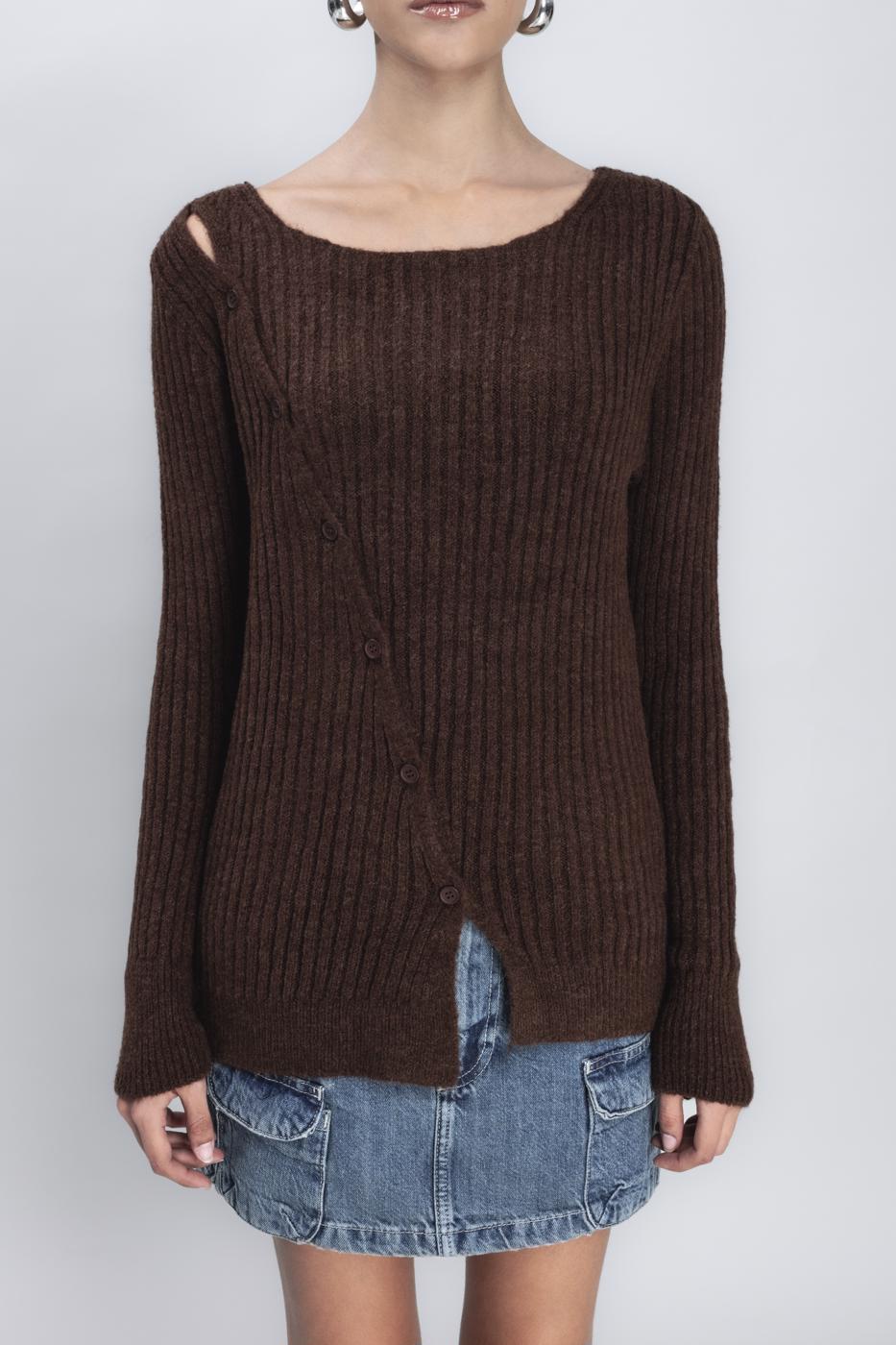 Button Detailed Knit Top