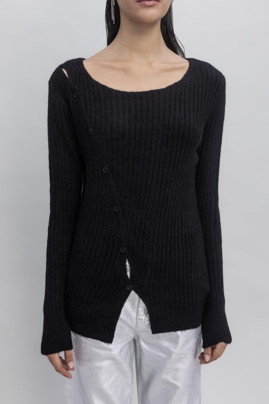 Button Detailed Knit Top