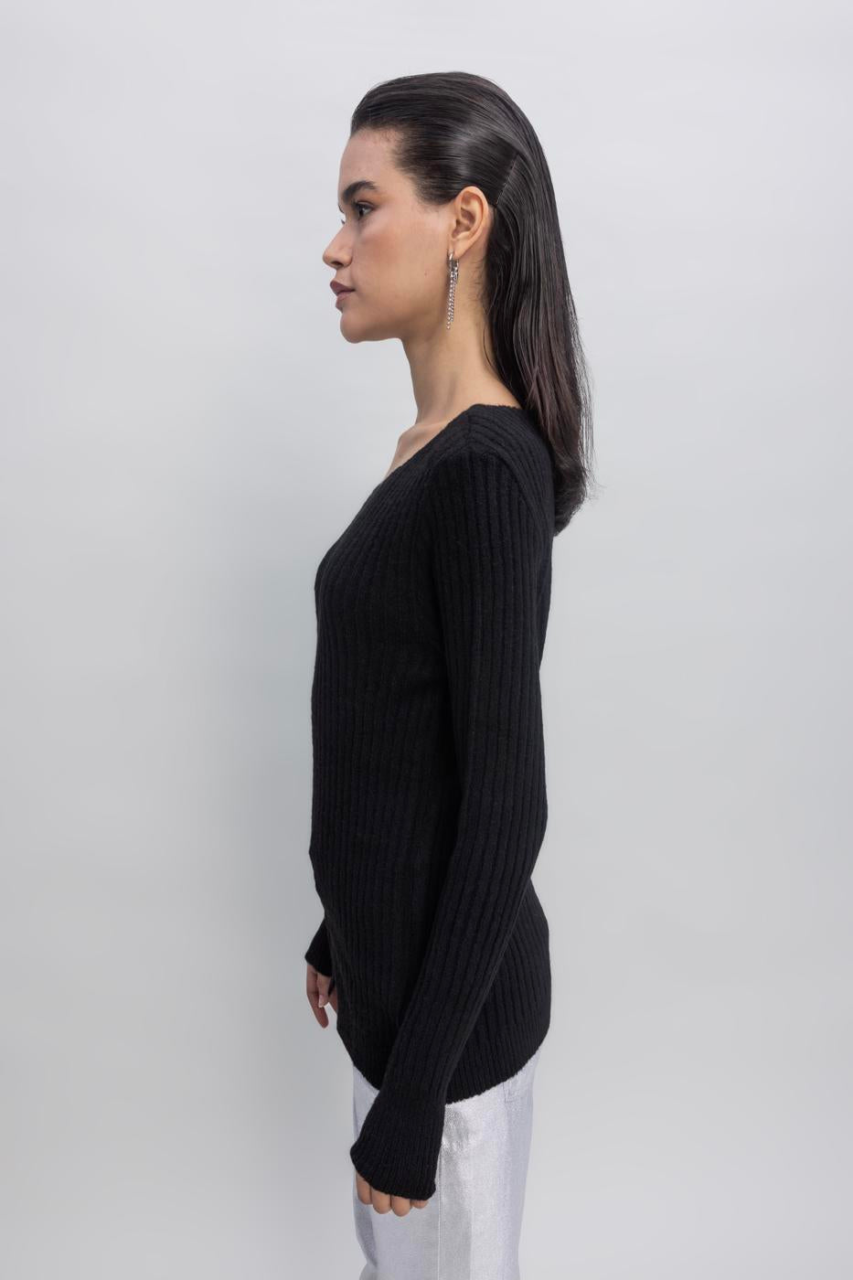 Button Detailed Knit Top