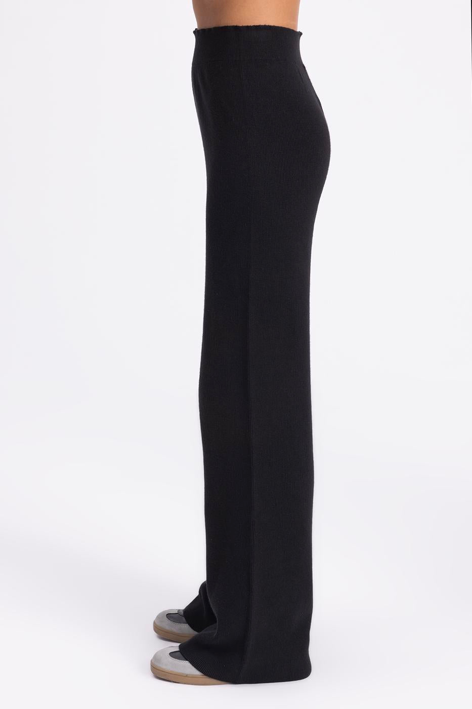 Straight Cut Knitted Trousers