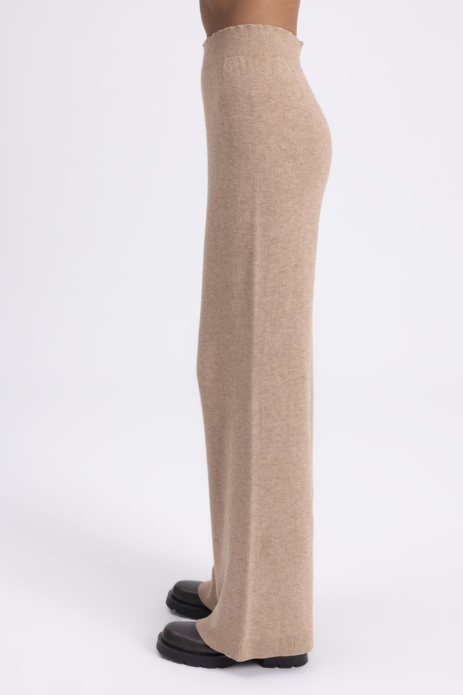 Straight Cut Knitted Trousers