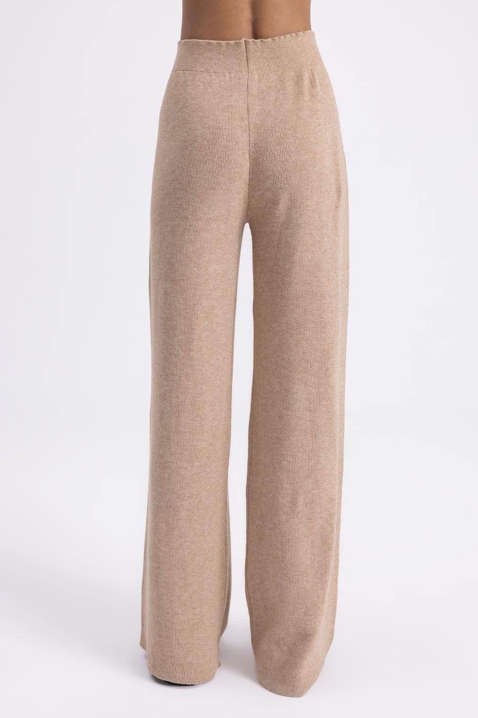 Straight Cut Knitted Trousers