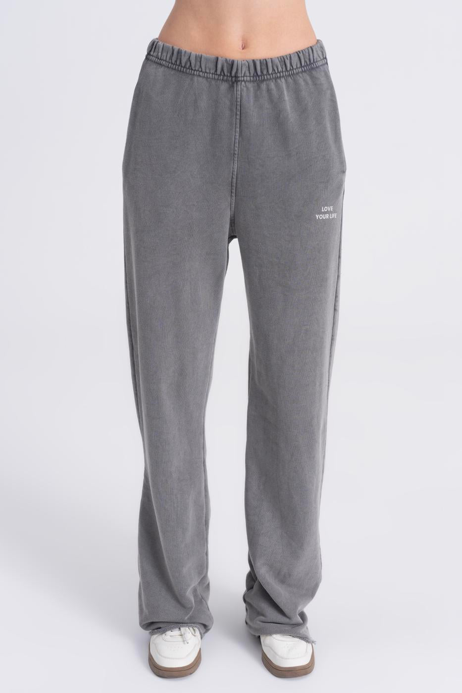 Straight Cut Trousers Anthracite