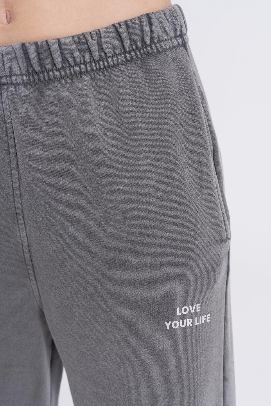 Straight Cut Trousers Anthracite