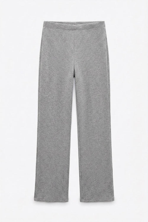 Straight Cut Trousers Grey