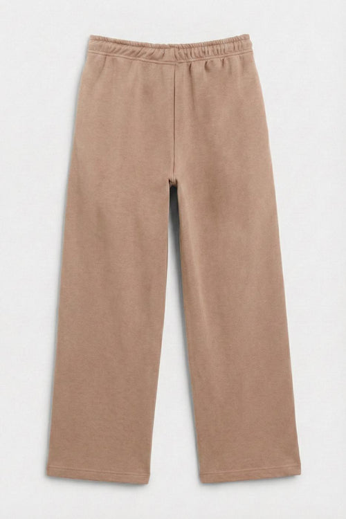 Straight Cut Trousers Beige