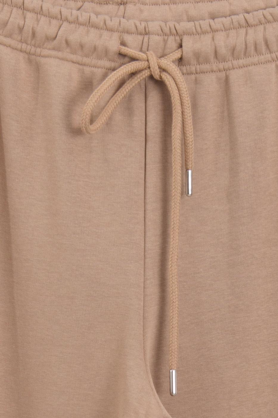 Straight Cut Trousers Beige