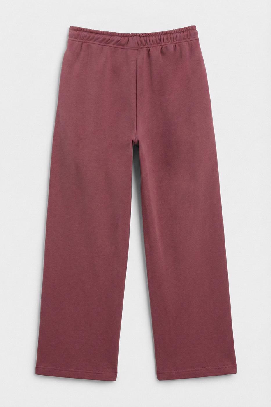 Straight Cut Trousers Purple