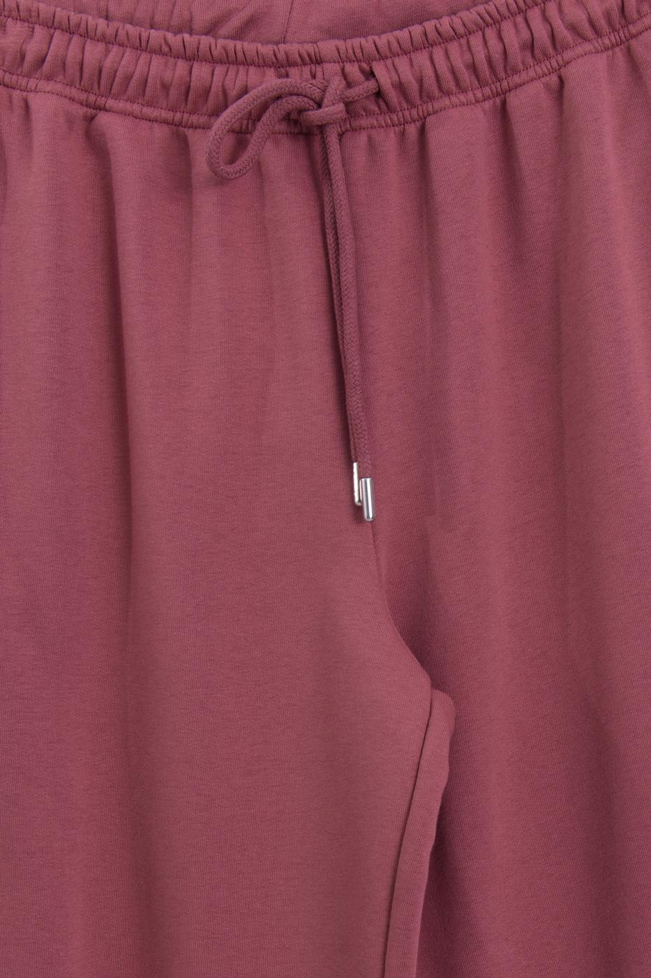 Straight Cut Trousers Purple