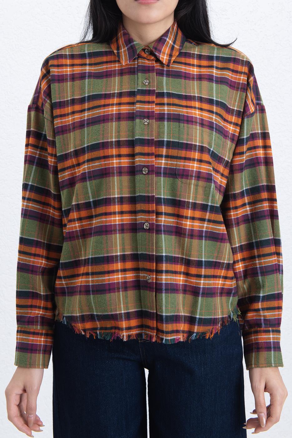 Plaid Shirt Green