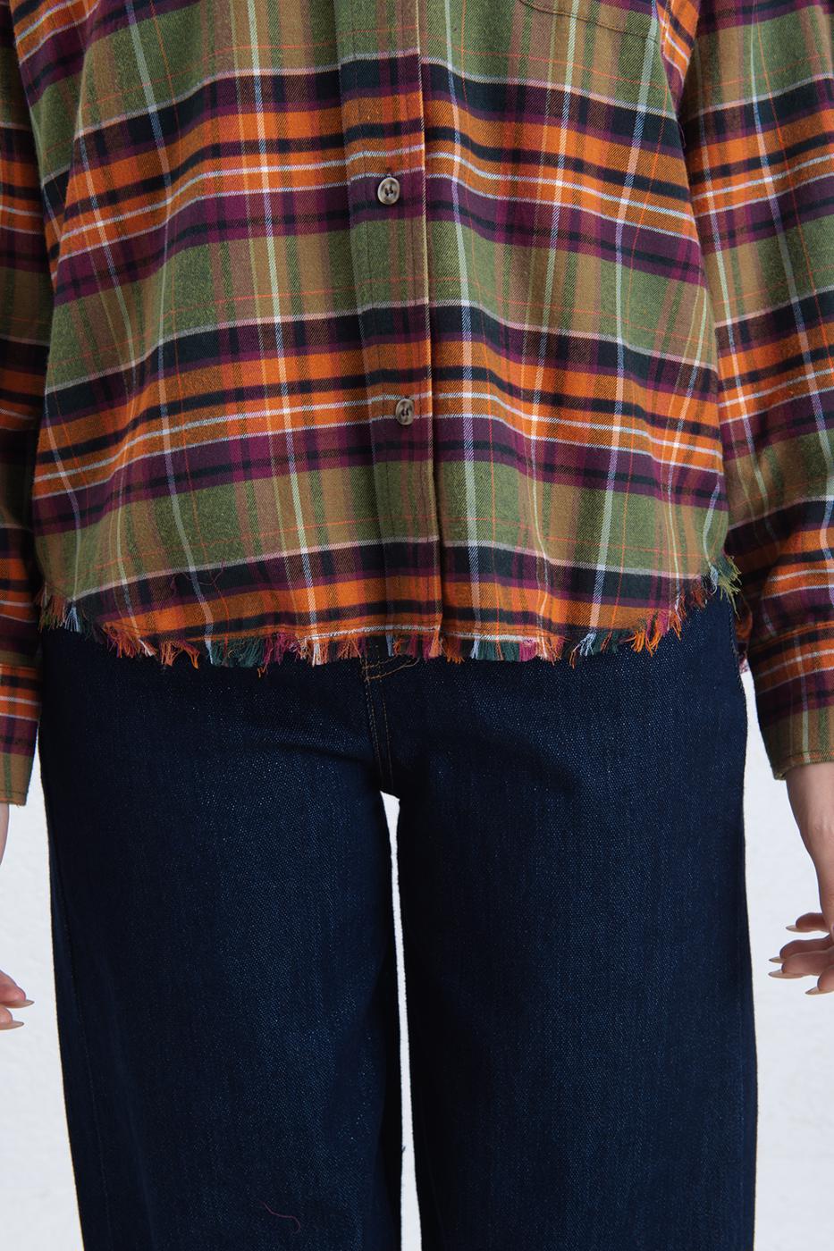 Plaid Shirt Green